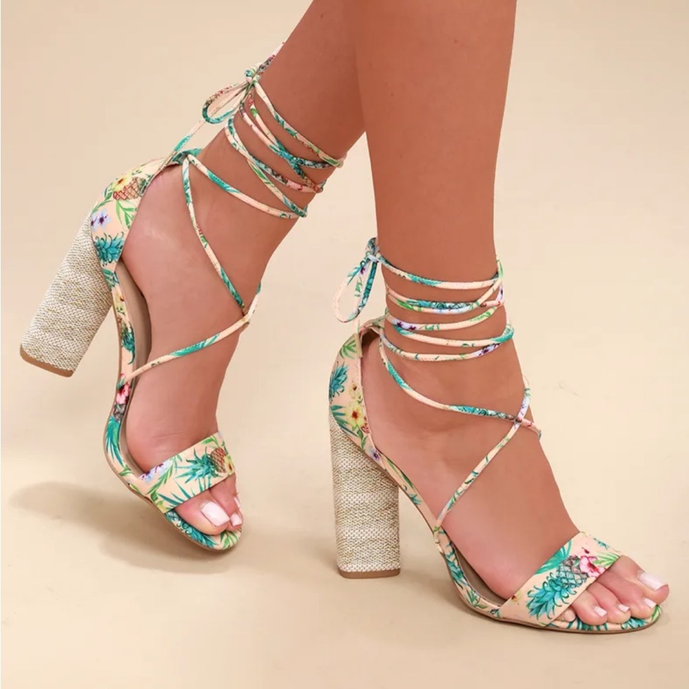 Lace Up Heels from Lulus